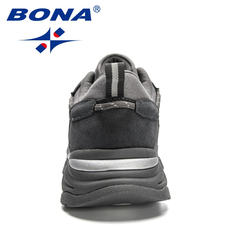 BONA 2023 New Designers Sneakers Man Classic Fashion Comfortable Walking Shoes For Men Breathable  Comfy Classics Running Shoes