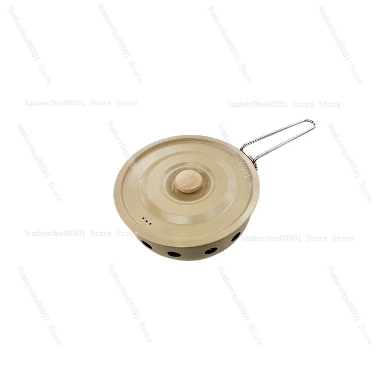 

Portable Butane Camping Stove with Pot Outdoor Cookware Set Picnic Hiking Fishing Gear