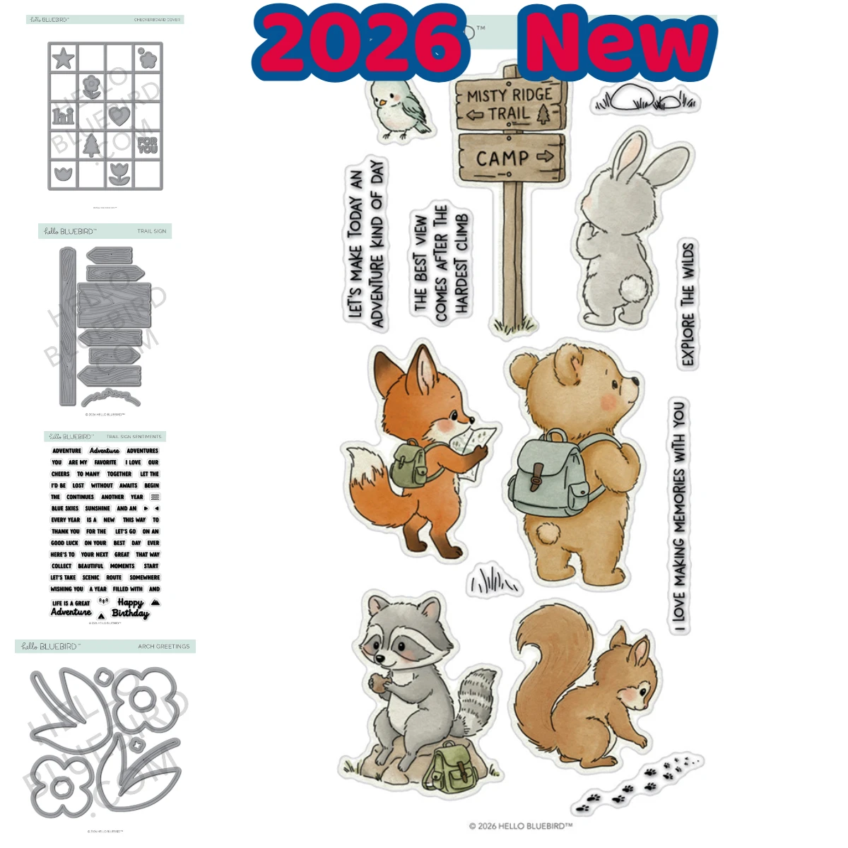 

Lake Scene Builder Die Happy Trails Stamp Die Series New Metal Cutting Dies Decoration Scrapbook Diy Paper Card Album 2026 New