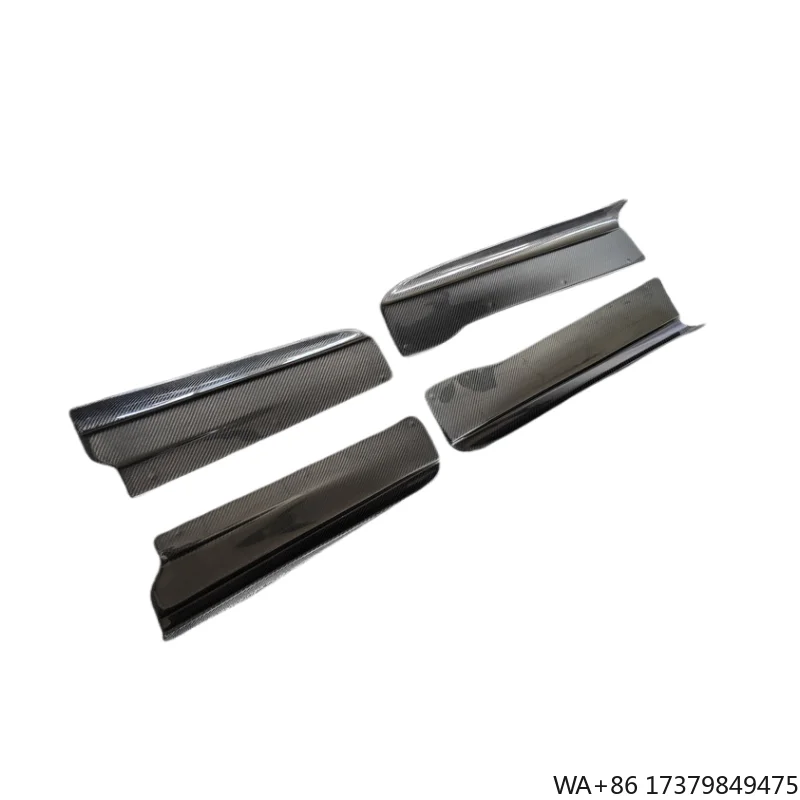 

Used for Ferrari F430 Upgrade Hm Style Carbon Fiber Body Side Skirts with Extended Four Piece Body Kit