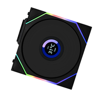 New-Lian Li UNI FAN TL Wireless LCD 120 Reverse Fan UNI FAN TL LCD WIRELESS Fan Computer Case 120Mm Fan (Black)