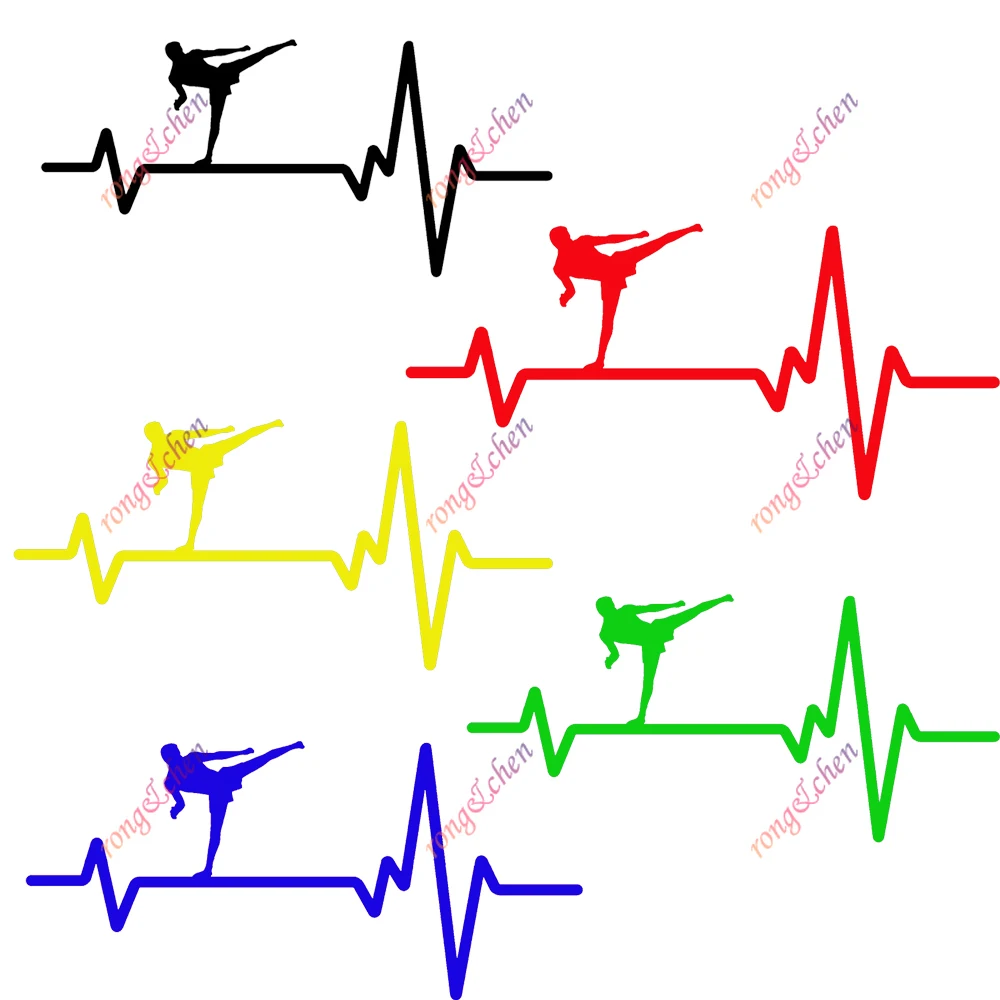 

Funny Car Sticker Kickboxing Glove Man Heartbeat for Car Motorcycle Racing Helmet Laptop Trunk Body Car Window PVC Vinyl Decals