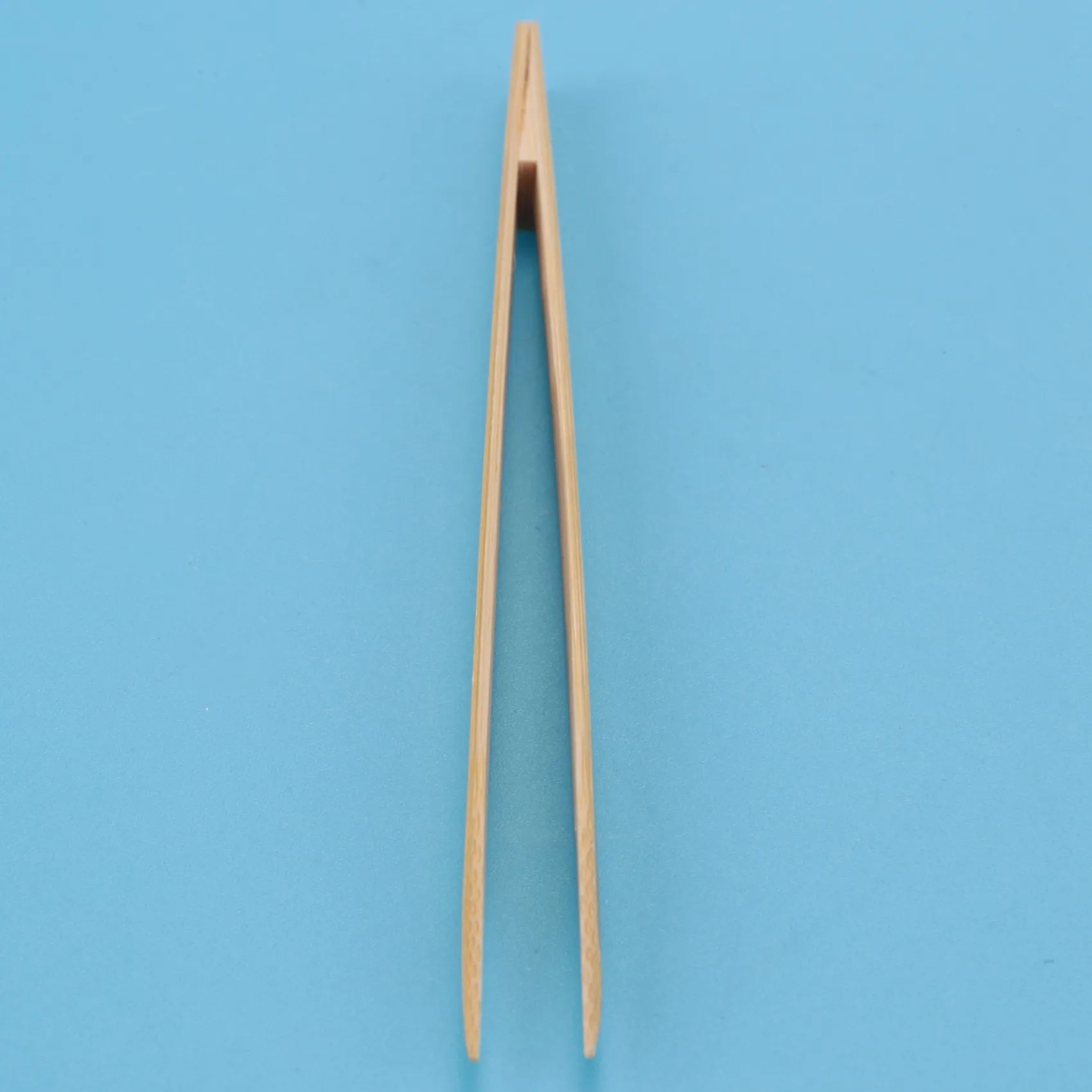 B23B Pointy Tip Bamboo Straight Tweezer Tea Tong Handy Tool