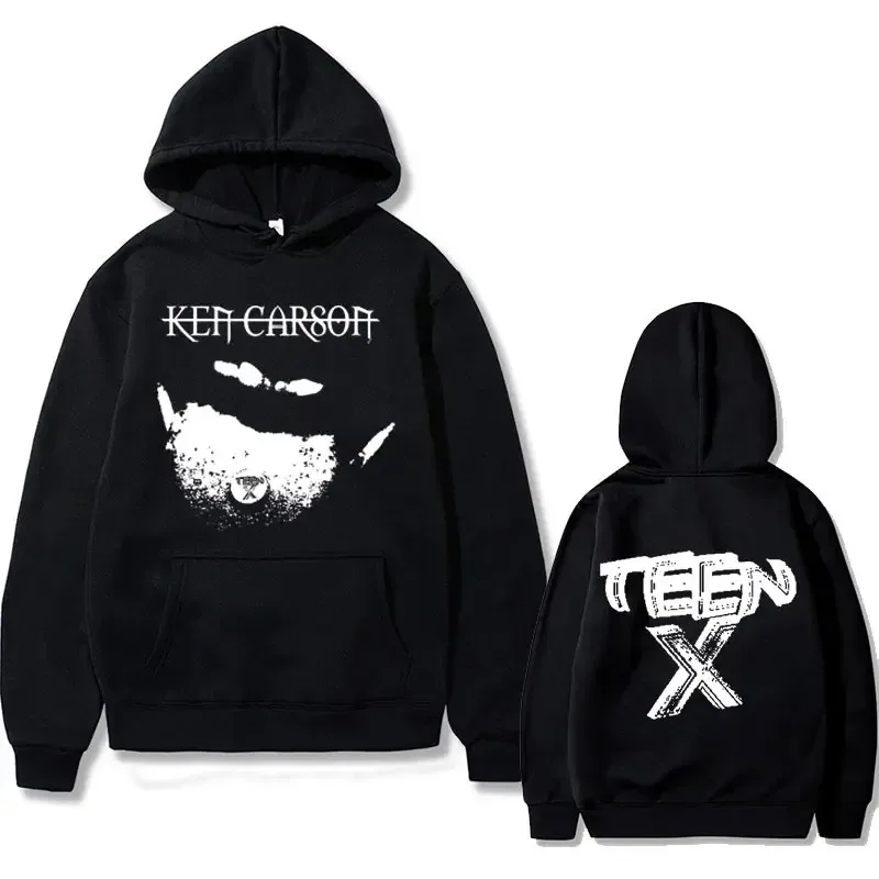 Playboi Carti Teen Graphic Print Hoodie Rapper Ken Carson Hoodies Male Vintage Oversized Streetwear Men\'s Hip Hop Sweatshirts