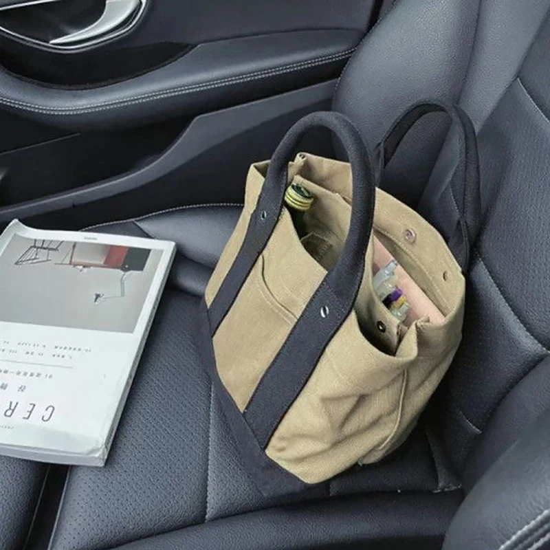 Hot Selling Women S Handbags High End Canvas Lunch Bags New Japanese Style - view 4