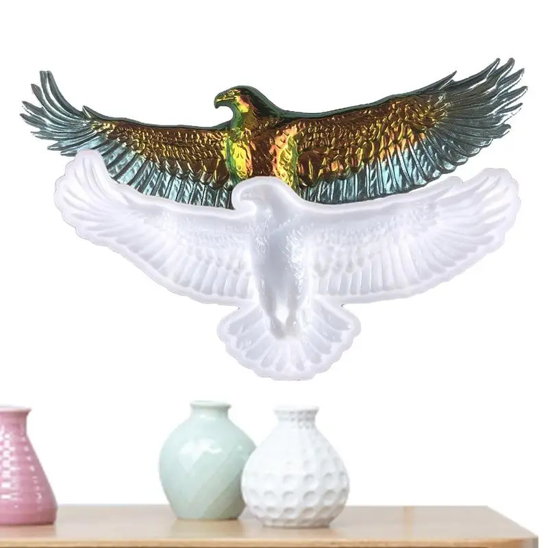 3d Eagle Silicone Mold Eagle Shape Wall Decor Molds Large 3D Semi Stereo Eagle Mold Silicone Animal Molds For Casting Wall Decor