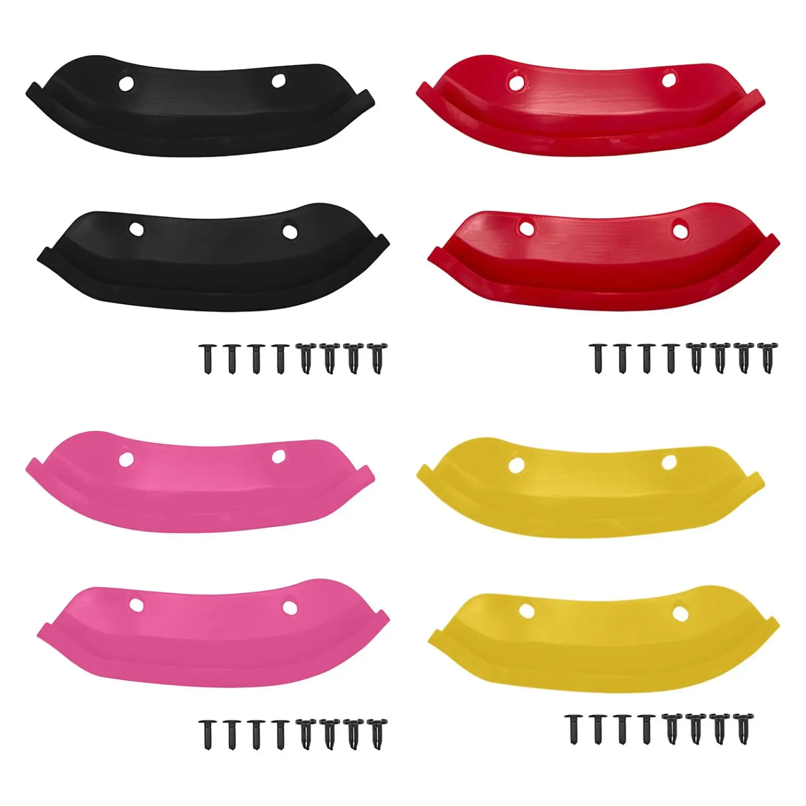 قطعتان من فاصل المصد الأمامي للشفاه سهل التركيب لحماية الملحقات #2