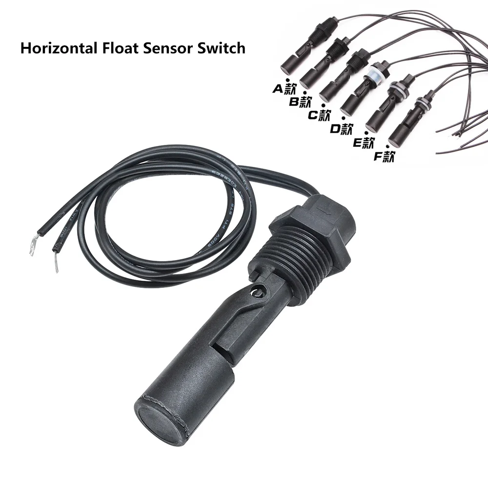 Horizontal Float Sensor Switch Side Mount Liquid Water Level Sensor Controller Automatic Water Pump switch Aquarium Tank Pool