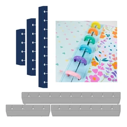 2024 New Disc Bound Albums Binding Strips Cutting Dies Scrapbooking Accessories Paper Making Frame Card Craft