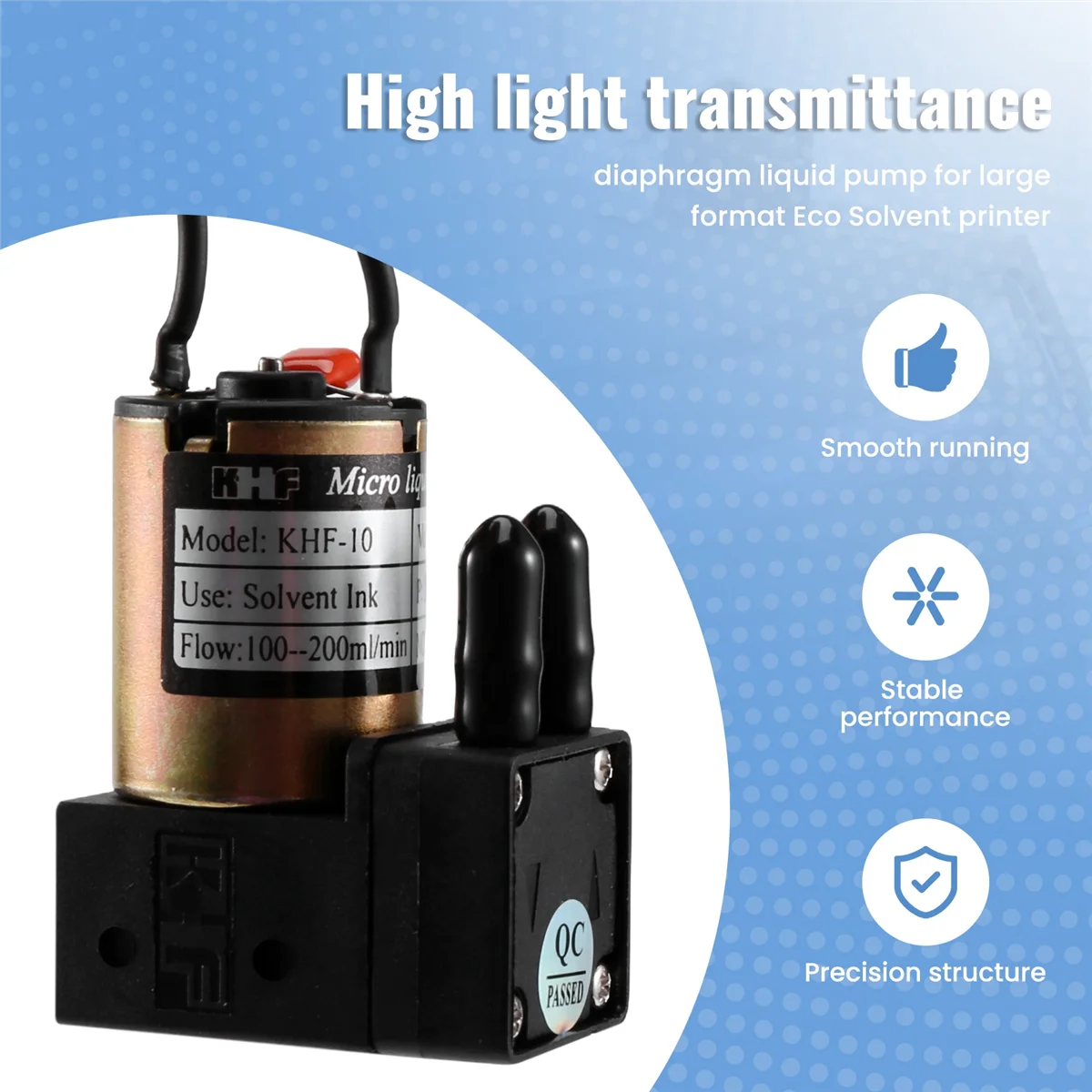 Bomba de tinta com motor de pressão, máquina fotográfica interna e externa, bomba de sucção, bomba líquida, bomba de diafragma 24v