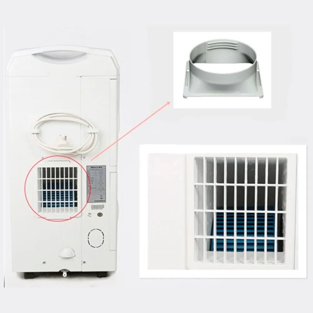 15cm Square Portable Air Conditioner Exhaust Duct Interface Pipe Tube Connector Adapter air Conditioning Accessories