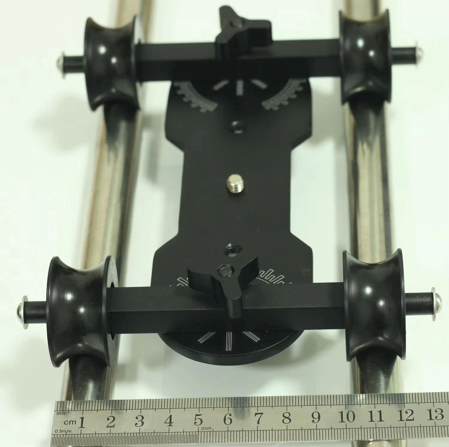 Kit de chariot compact de table pour caméra vidéo DSLR, bricolage, roue à rainure en U, trépied 5D II 5DIII 5D 7