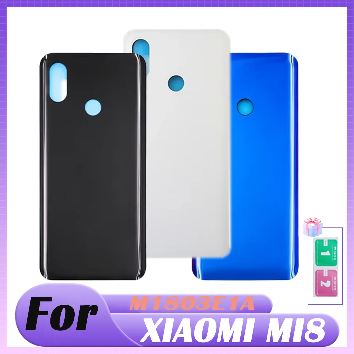 pop-battery-back-cover-for-xiaomi-mi-8-battery-back-cover-rear-door-glass-panel-mi-8-housing-case-glass-cover-replace
