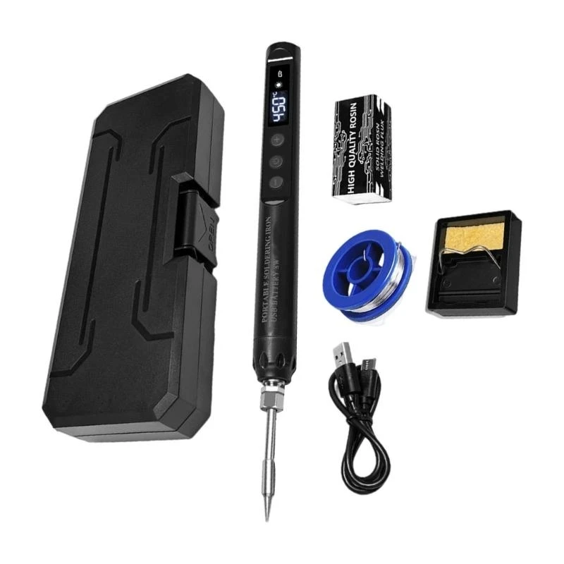 

97QC USB -паяль железа зарядка портативная паяльная ремонт железа цифровой дисплей