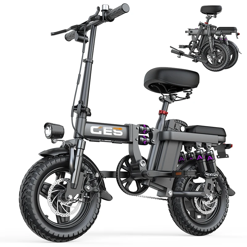 AliExpress Toofly GE5 Adult Electric Bicycle, 250W city ebike, 48V 15AH E-bike, 14-inch tire Foldable Electric Bike