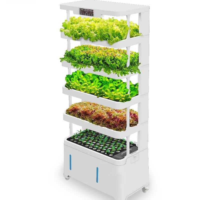 

Vegetable Grow Rack System Indoor Plant Growing Systems2025 Newest Home Use Multi-layers Detachable Smart Vertical Hydroponics