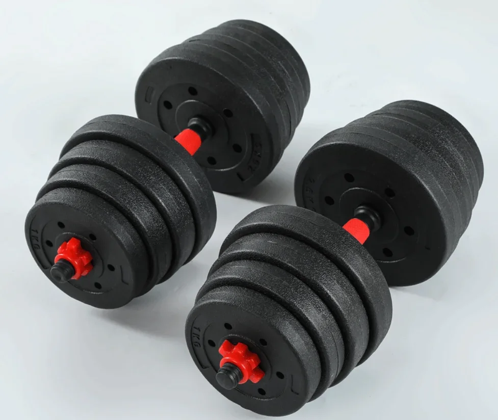 Home fitness dumbbells for men 10/40kg barbell kit adjustable 1 pair