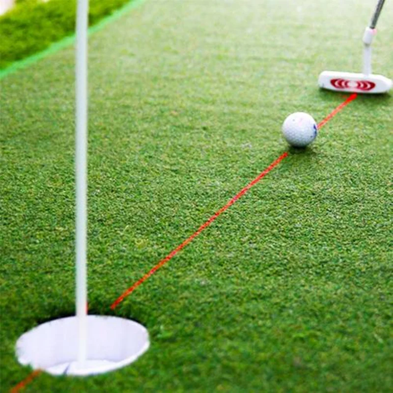 Golf Putter Laser Sight Pointer Putting Training Aids Aim Corrector Golf Practice Line Tool Putter Aim Putting Exerciser 골프 용품