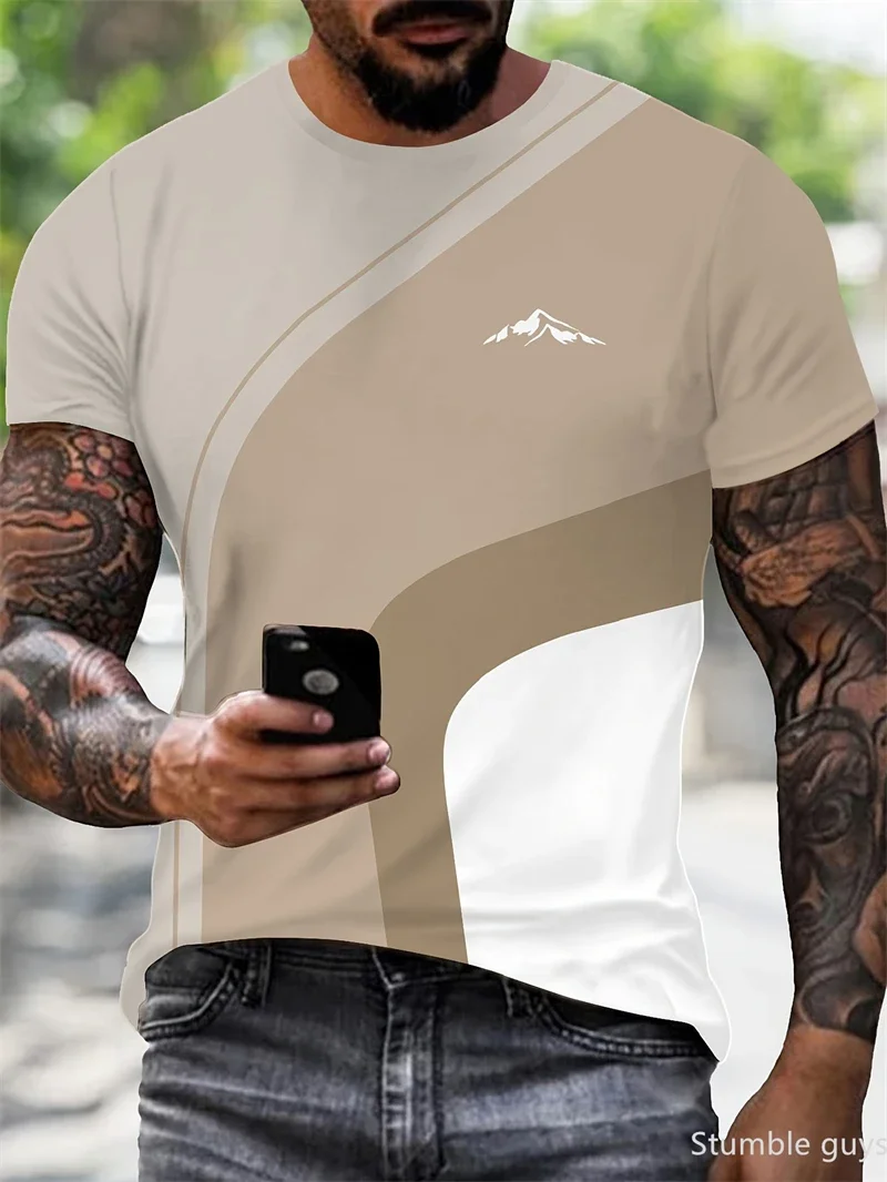Herren Übergrößen Mode Sport T-Shirt Sommer Anime-Print Locker Sitzend Kurzarm Atmungsaktiv Leicht Übergroße Oberteile