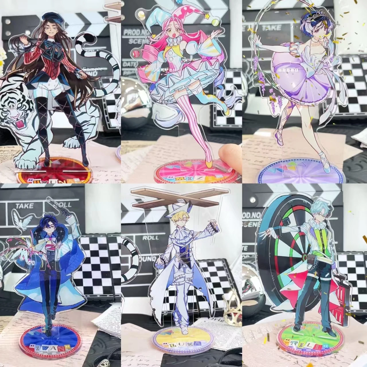 

Anime Alien Stage Luka Sua Hyuna Ivti Mizi Till Ivan Acrylic Stand Model Desk Decor Anime Standing Sign Cosplay Halloween Gift