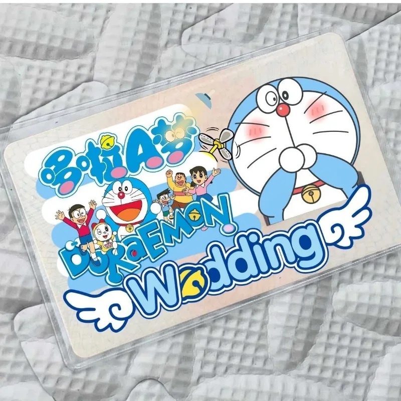 عبقور حامل بطاقة الهوية حالة الكرتون الكرتون نمط رسالة اخفاء بطاقات الائتمان حالة Kawaii بطاقة الوصول زينة الهدايا