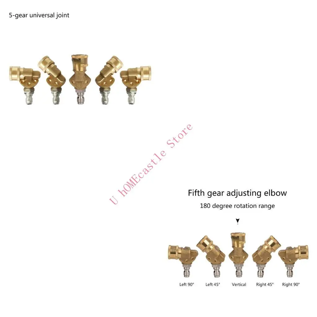 

63HF 1/4 дюйма быстроразъемное поворотное соединение для очистки желобов на 360 градусов