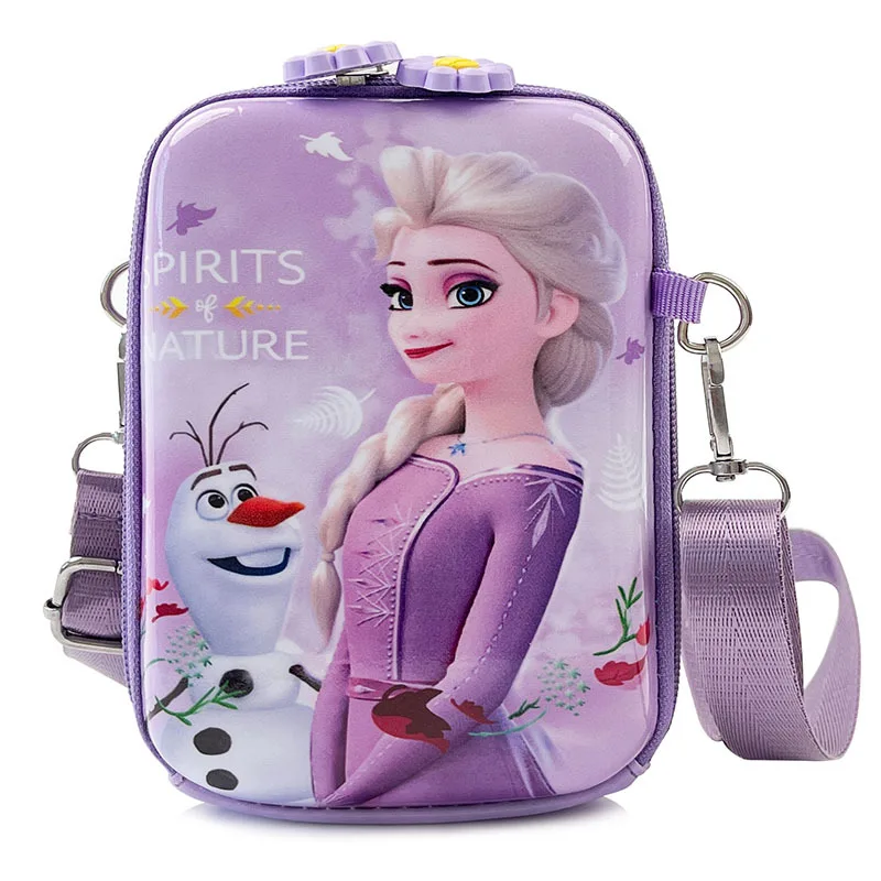 Cartoon Elsa kids bag Satchel Shoulder Bags For Girls  Crossbody Bag Female Package