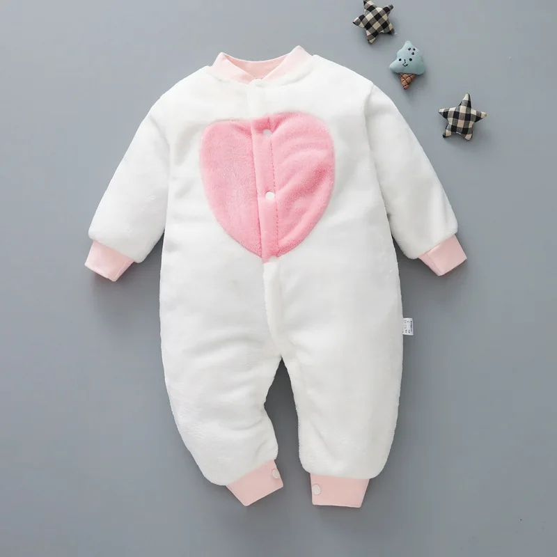 

Newborn Jumpsuit For Kids Spring Winter Baby Clothes For Newborns Jacket Coat For Girls Boys Soft Flannel Sleepwear Baby Romper