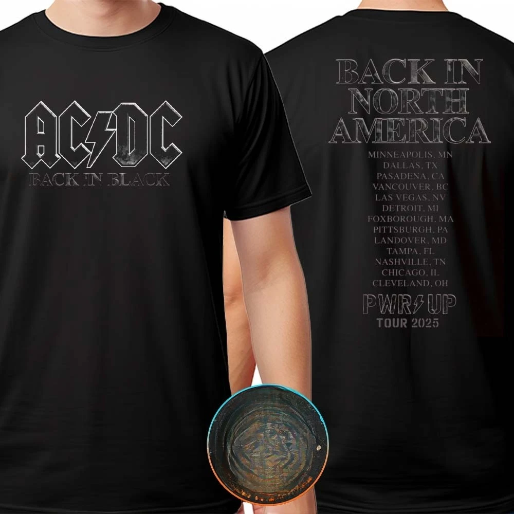 

Rock Tour & Album Creative - Fan's Crew Neck T - Shirt with Band Icon & Tour Elements & Music Identity for Followers