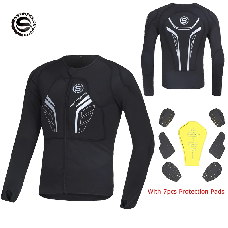

Summer Men's Motorcycle Riding Jacket Breathable Motocross Armor Full Body Protective Gear Moto Jacket Dirt Bike Racing Jacket