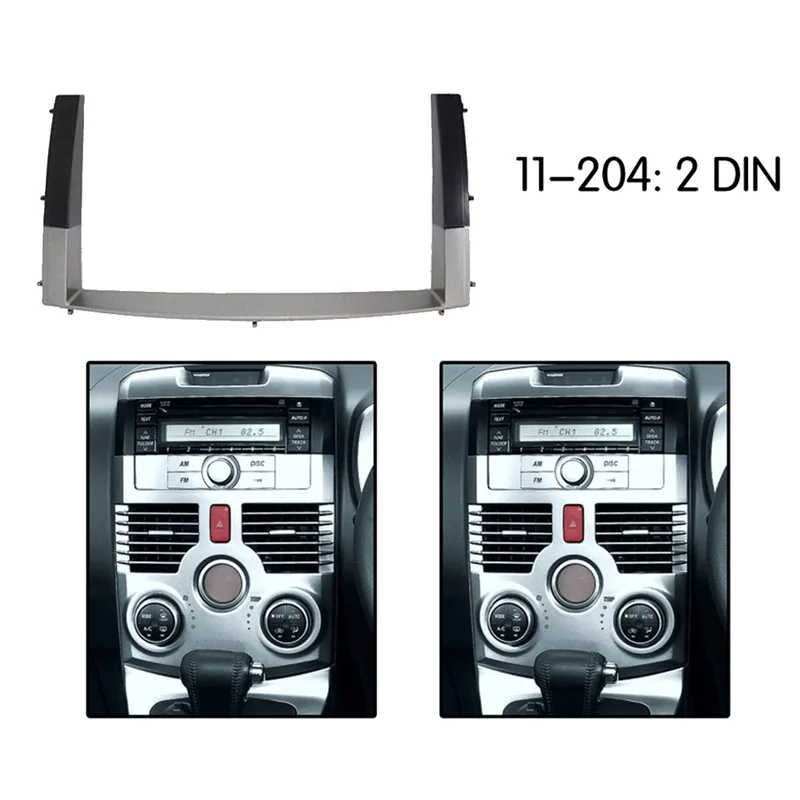 2 الدين سيارة داش التحكم راديو ستيريو لوحة الإطار لتويوتا راش/دايهاتسو Be-Go Terios Perodua Nautica 2011-N30R