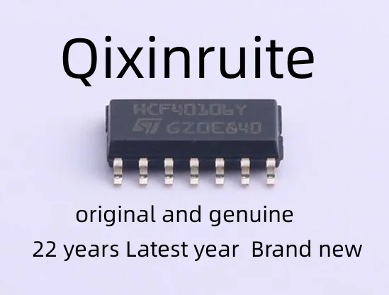 Qixinruite  Integrated Circuit IC Chip HCF40106YM013TR=HCF40106Y SOP14  22 years Latest year  Brand new, original and genuine