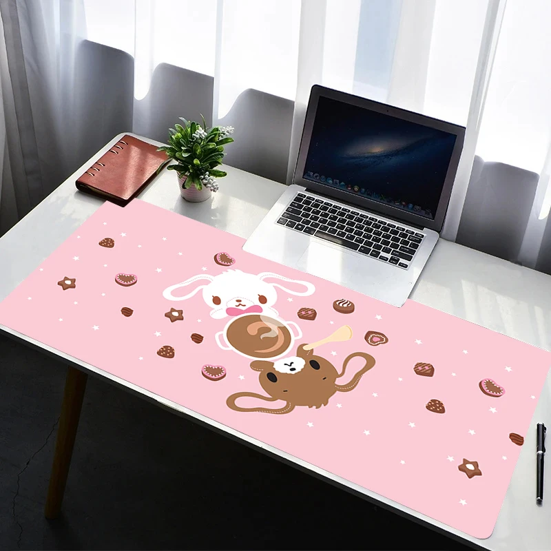 Mouse Pad PC Non Slip Rubber Mousepad Laptop Gamer Cabinet HD Keyboard Pad Office Computer Gaming S-sugar Bunnies Desk Mouse Mat