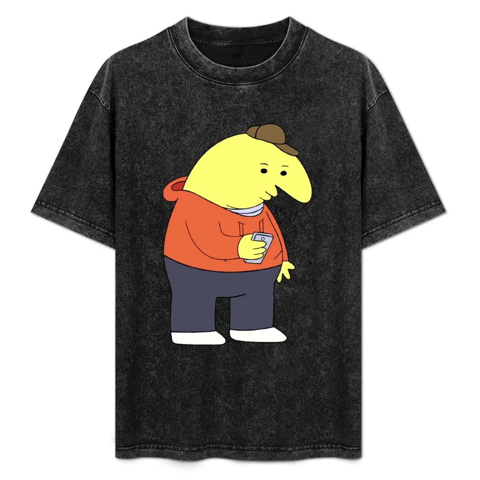 

Smiling Friends Charlie With Phone - Adult Swim T-Shirt graphic t shirts for man t shirts for man graphic tees T-Shirt