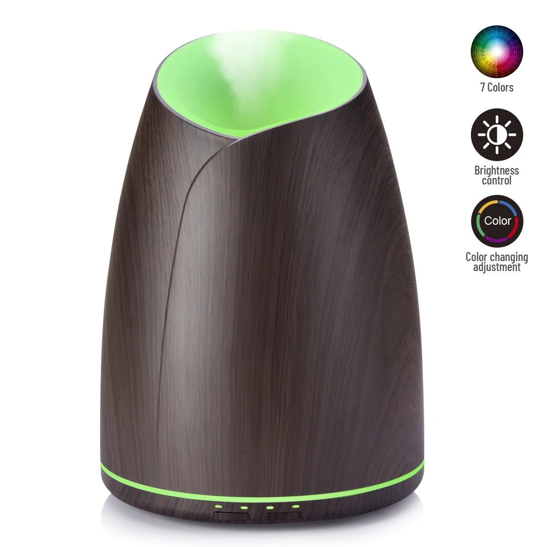 

Home Aromatherapy Air Humidifier Large Capacity 500ml Electric Ultrasonic Aroma Essential Oil Diffuser with Colorful Light