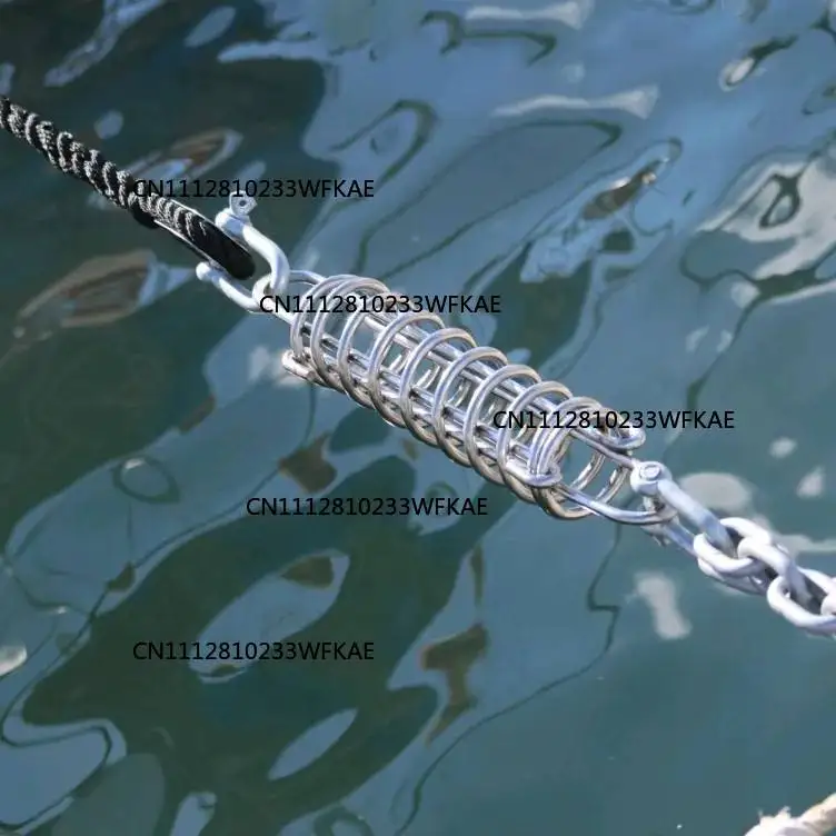 Stainless steel shock absorber spring dock cable, spring marine hardware marine accessories