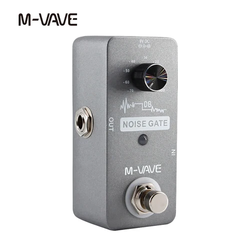 Pedal de puerta de ruido para guitarra eléctrica, accesorio con carcasa de aleación de Zinc, M-VAVE