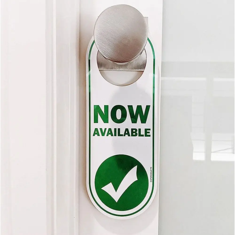 Double Sided Hanging Home Decoration Do Not Disturb Signs Door Knobs Hanger Pendant Door Hanger Tags Club Cafe Hotel Pendant