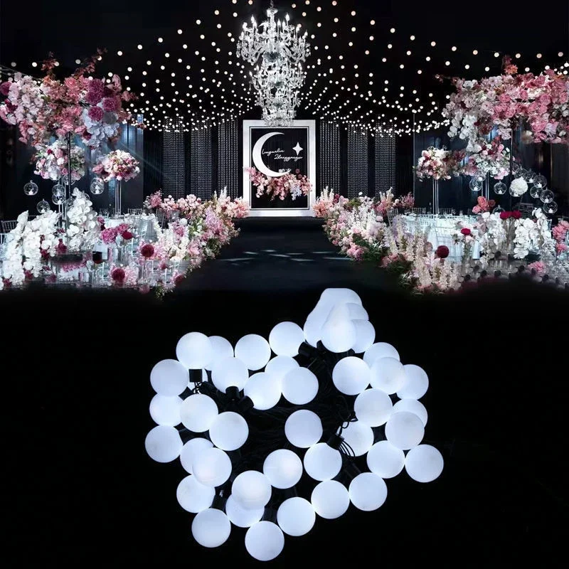 20/50/100 LED Solar Globe LED String Lights 8 Mode Fairy Garland for Garden Wedding Christmas Halloween Birthday Decor