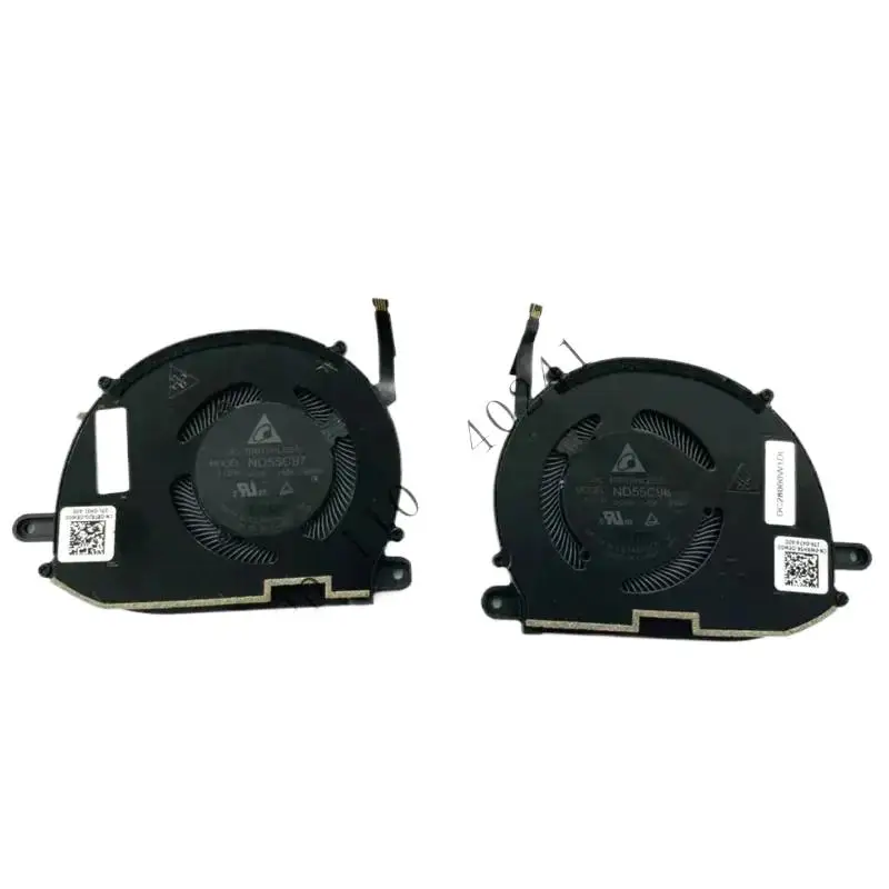 

" New For Dell XPS 13 PLUS XPS 9320 CPU GPU Fan DC5V XTRJG WRH5K ~+=/