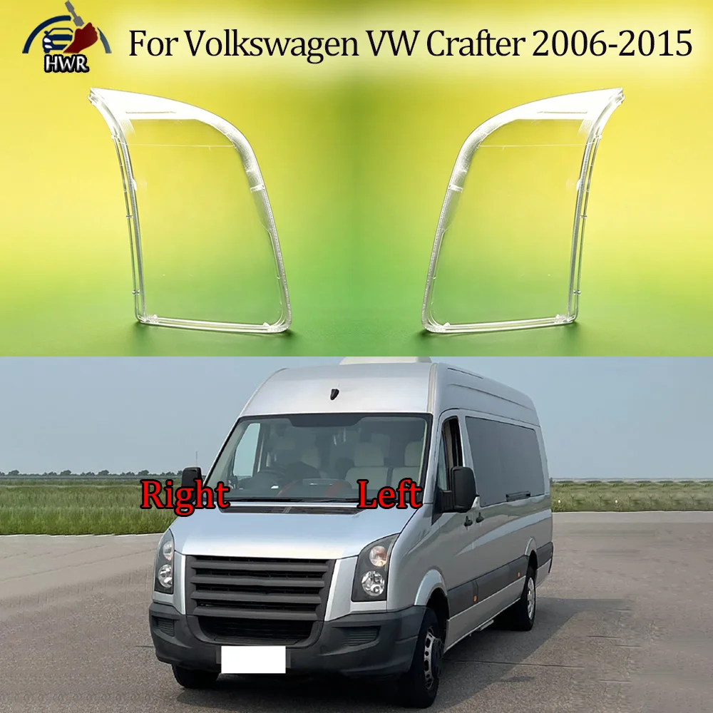 

For Volkswagen VW 2006 2007-2015 Crafter Headlamp Cover Transparent Headlight Shell Lens Plexiglass Auto Replacement Parts