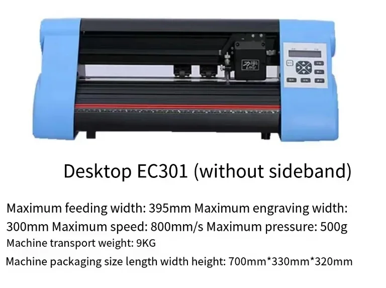 EC301AU Draagbare Mini Inkjet Printer Snelle Inkjet Printer Bracketless Automatische Desktop Voeten 721 Snijplotter Met Red Dot