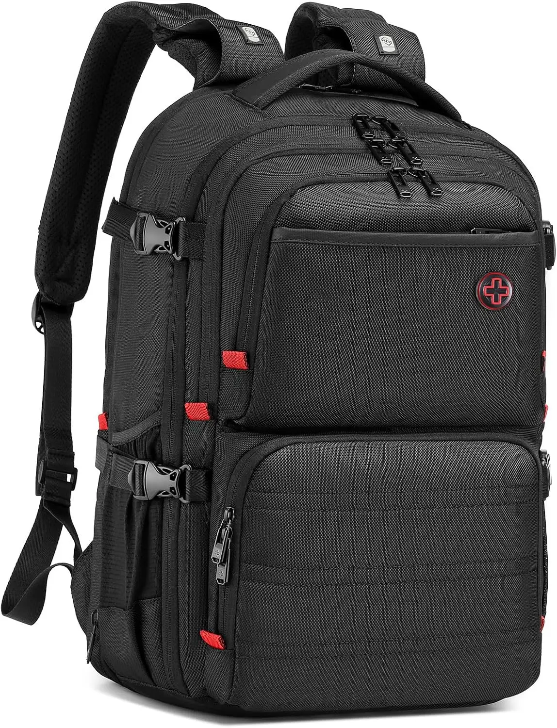 

40L Expandable Laptop Backpack for Men, TSA-Friendly Water-Resistant Business Travel Daypack Fits 17.3-Inch Computer