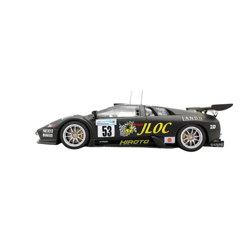 Diecast 1/43 Scale Lamborghini Murcielago JLOC Le Mans 2006 Model Car Alloy Play Vehicle Adult Collection Display Gifts for Boy