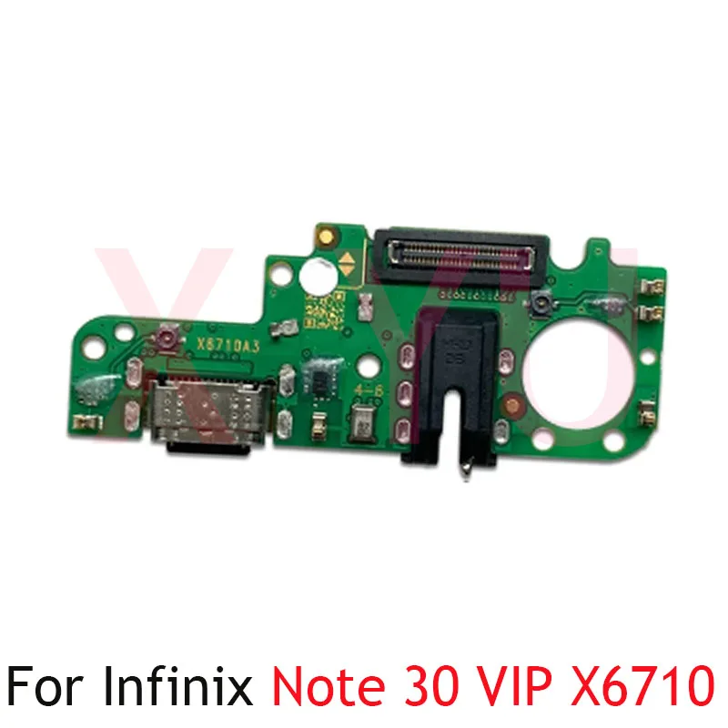 10PCS For Infinix Note 30 Pro 4G 5G VIP X678B X678 X6833 X6716 X6711 X6710 USB Charging Dock Port Connector Flex Cable