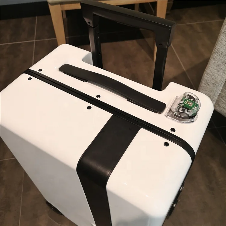Pc Carry On Scooter Hard Suit Case Trolley Travel smart electron Suitcase Luggage With Usb Charging