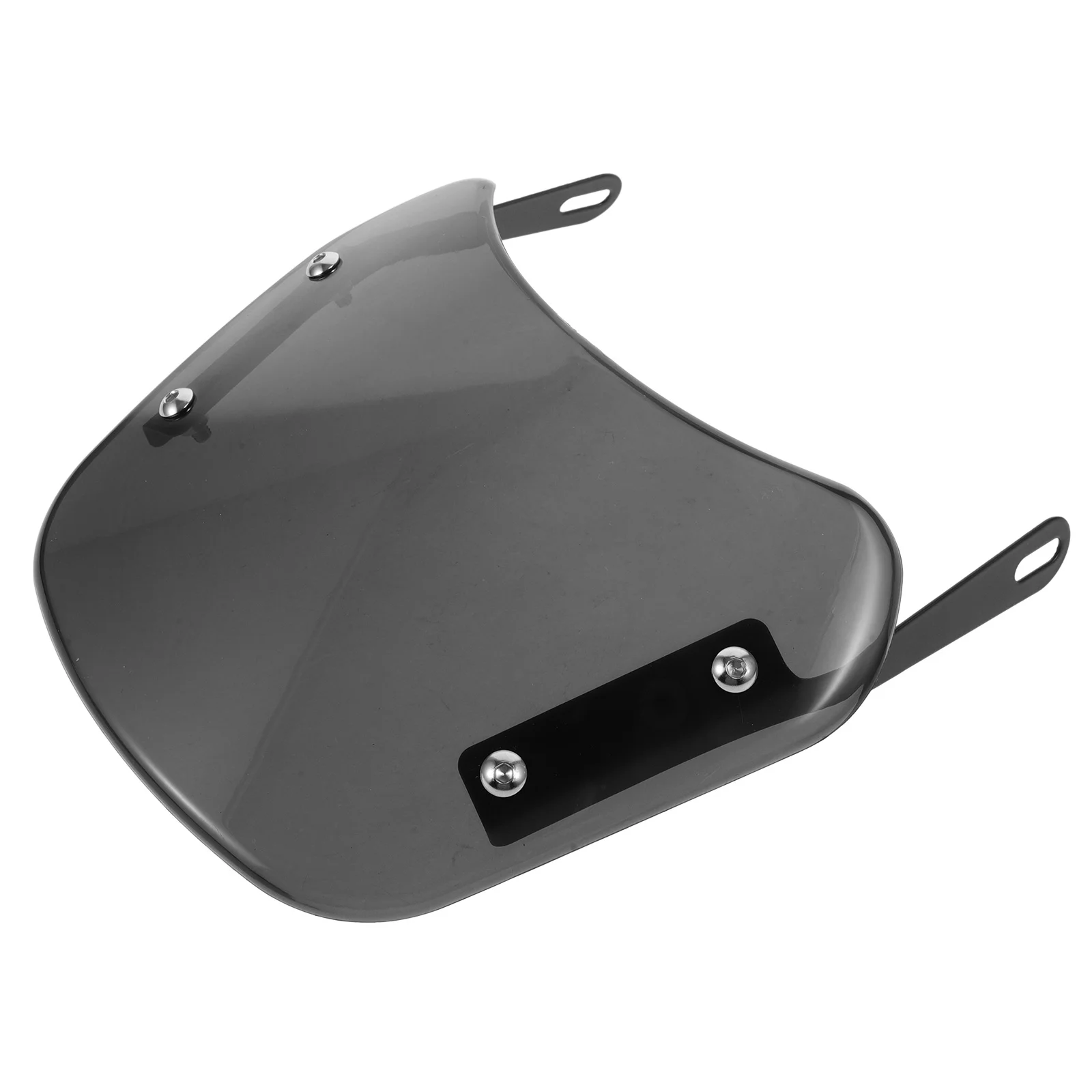 

Motorcycle Windshield 5-7 Inch Vintage Solid ABS Iron Durable Universal Windscreen Large Clear Wind Deflector for Motorbike