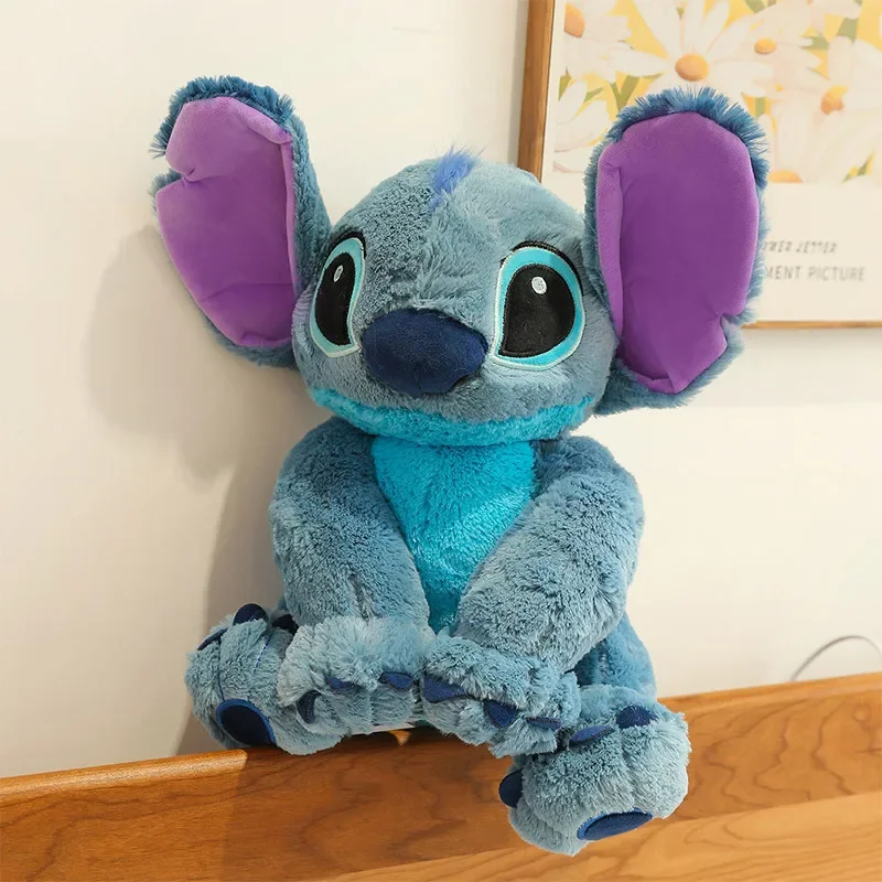 Disney Stitch Angel Stuffed Plush Toy Kawaii Lilo & Stitch Cartoon Plush Doll Stress Relief Pillow Comforting Toy for kids Gifts