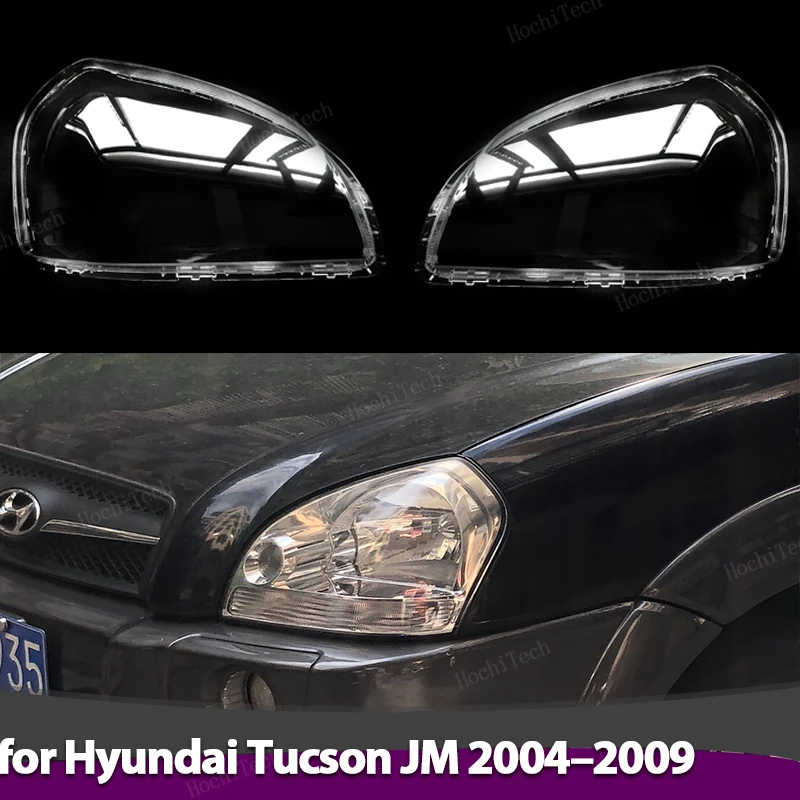 

Front Headlamp Cover Headlight Shell Transparent Lampshade Lens For Hyundai Tucson JM 2004-2009