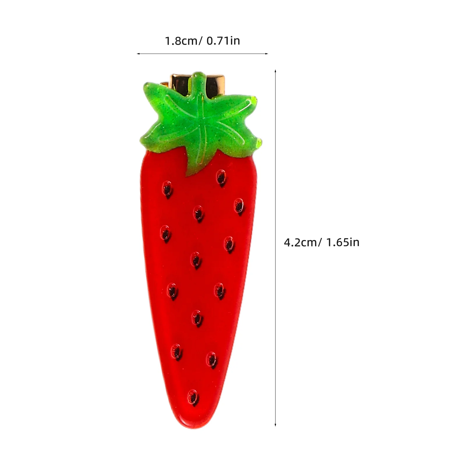 1 set Fruit Vegetable Clips Cute Hair Clamps For Women Fashion Bangs Accessories Party Travel Daily Use Side Hair Decors